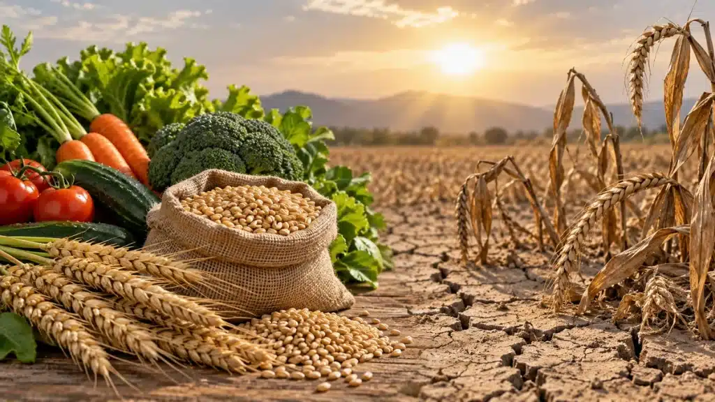 Cultures alimentaires confrontées à la chaleur et à la sécheresse