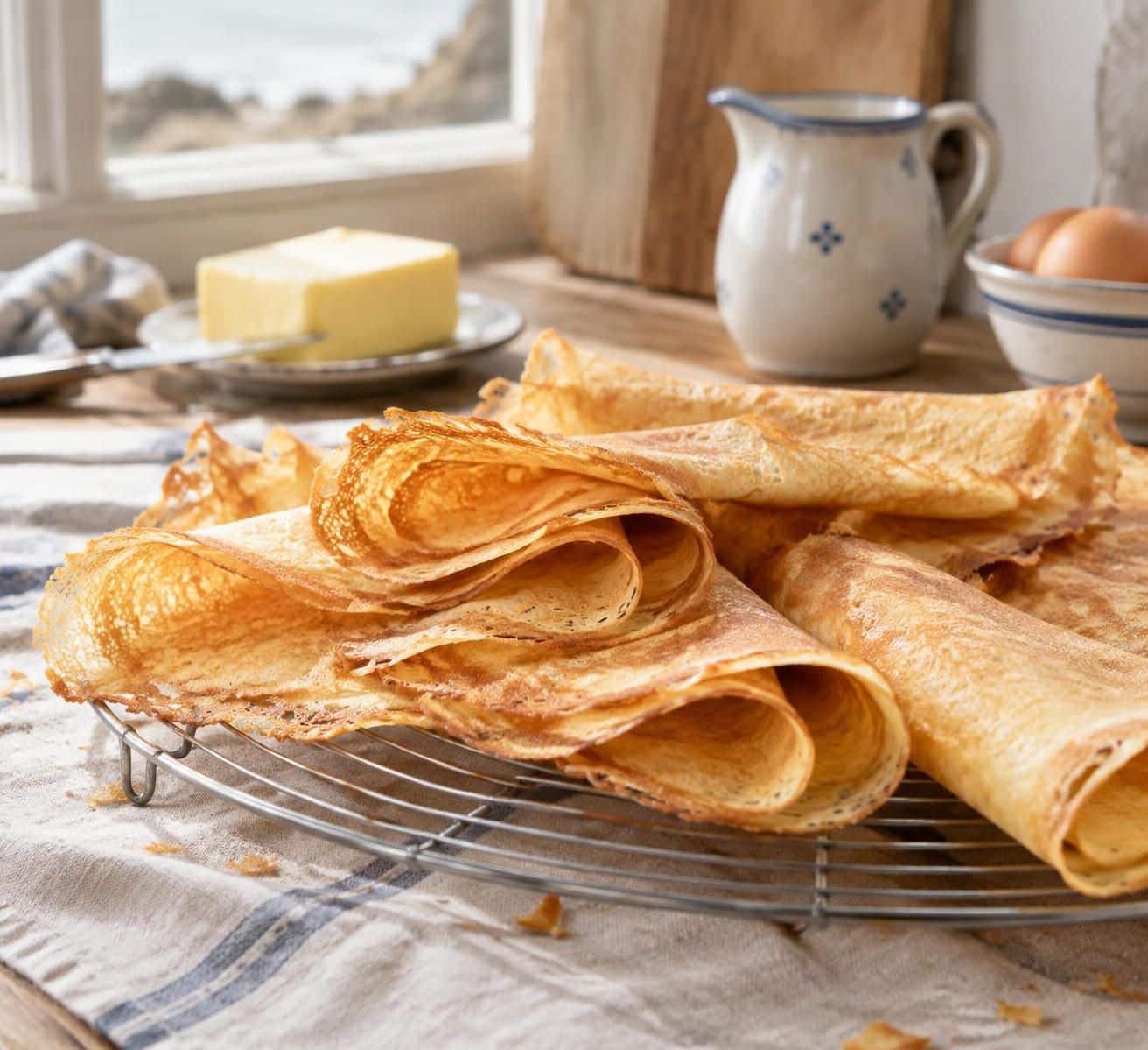 découvrez la recette des crêpes dentelle, ces biscuits bretons fins et croustillants, faciles à préparer et parfaits pour accompagner un dessert.