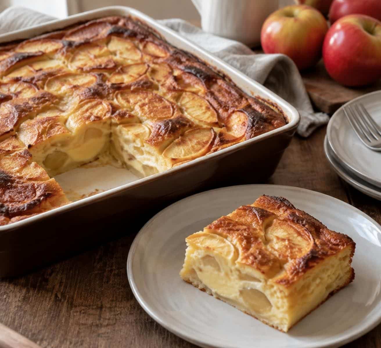 découvrez une recette facile de far breton aux pommes, délicieusement moelleux et doré. un dessert gourmand à préparer sans difficulté.
