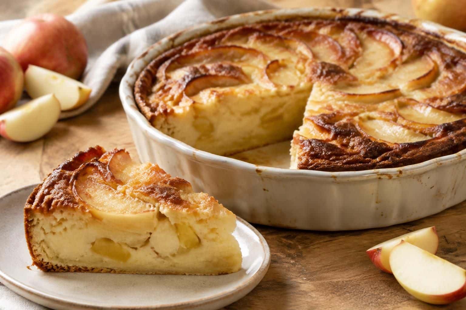 découvrez une recette facile de far breton aux pommes, délicieusement moelleux et doré. un dessert familial gourmand, parfait pour régaler petits et grands.