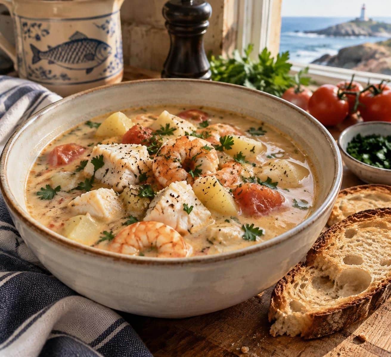 découvrez la soupe de poisson bretonne maison : ingrédients, étapes de préparation et astuces pour savourer une recette authentique aux saveurs marines.