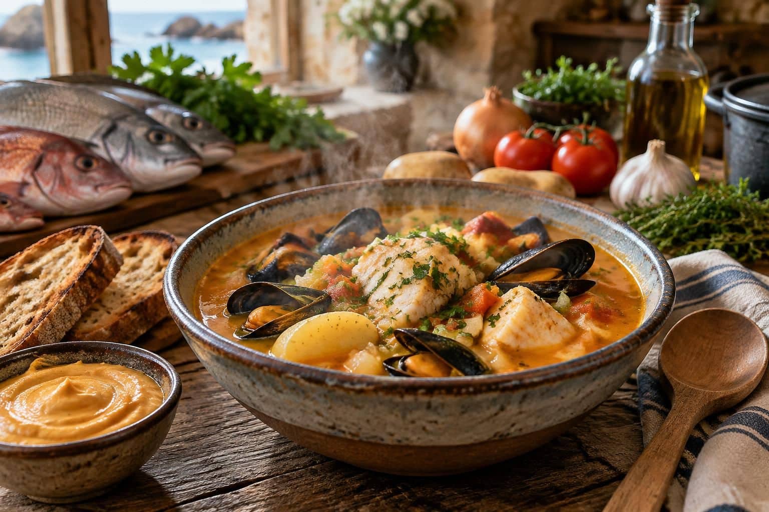 découvrez la recette maison de la soupe de poisson bretonne : ingrédients, étapes de préparation et conseils pour réussir ce grand classique.